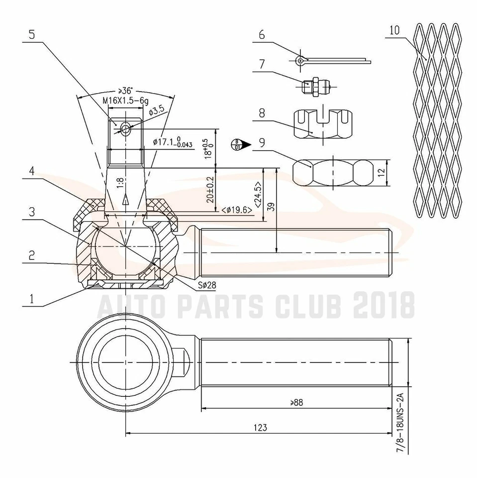 Brand New 8pc Complete Front Suspension Kit for Chevrolet Blazer and GMC Jimmy Foto 4 de 4