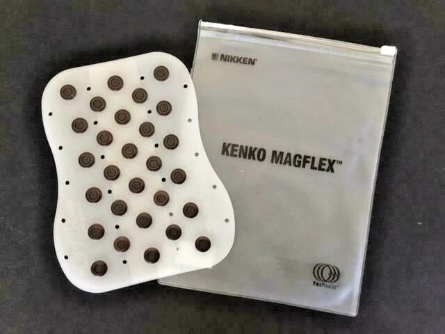 NIKKEN KENKO BACK MagFLEX (MAGNETIC PAD) WITH Custom-BEIGE Washable Flex Cover - Image 2 of 2