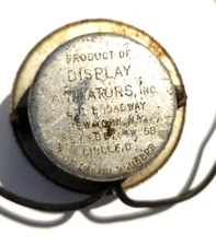 Product of Display Aviators New York 115 V 60 Cy 4 W 5B Circle B Small Motor