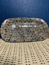 Ceramix 15 x 8" Abstract Serving Tray 