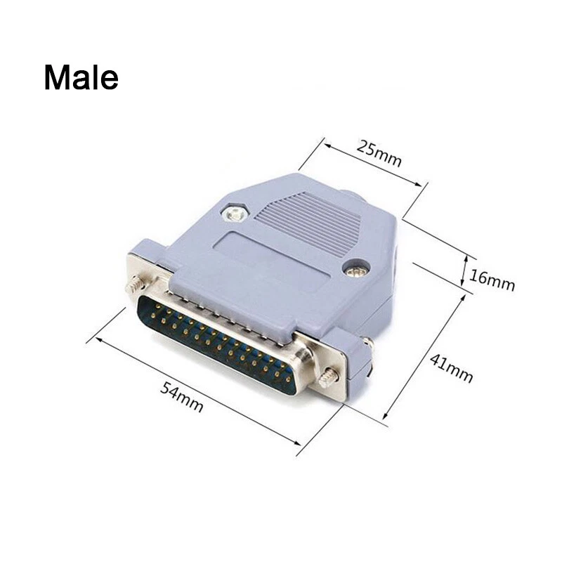 DB25 D-Sub Male or Female Socket Plug IDC Ribbon Cable Connector Parallel 25 Pin - Image 4 of 4