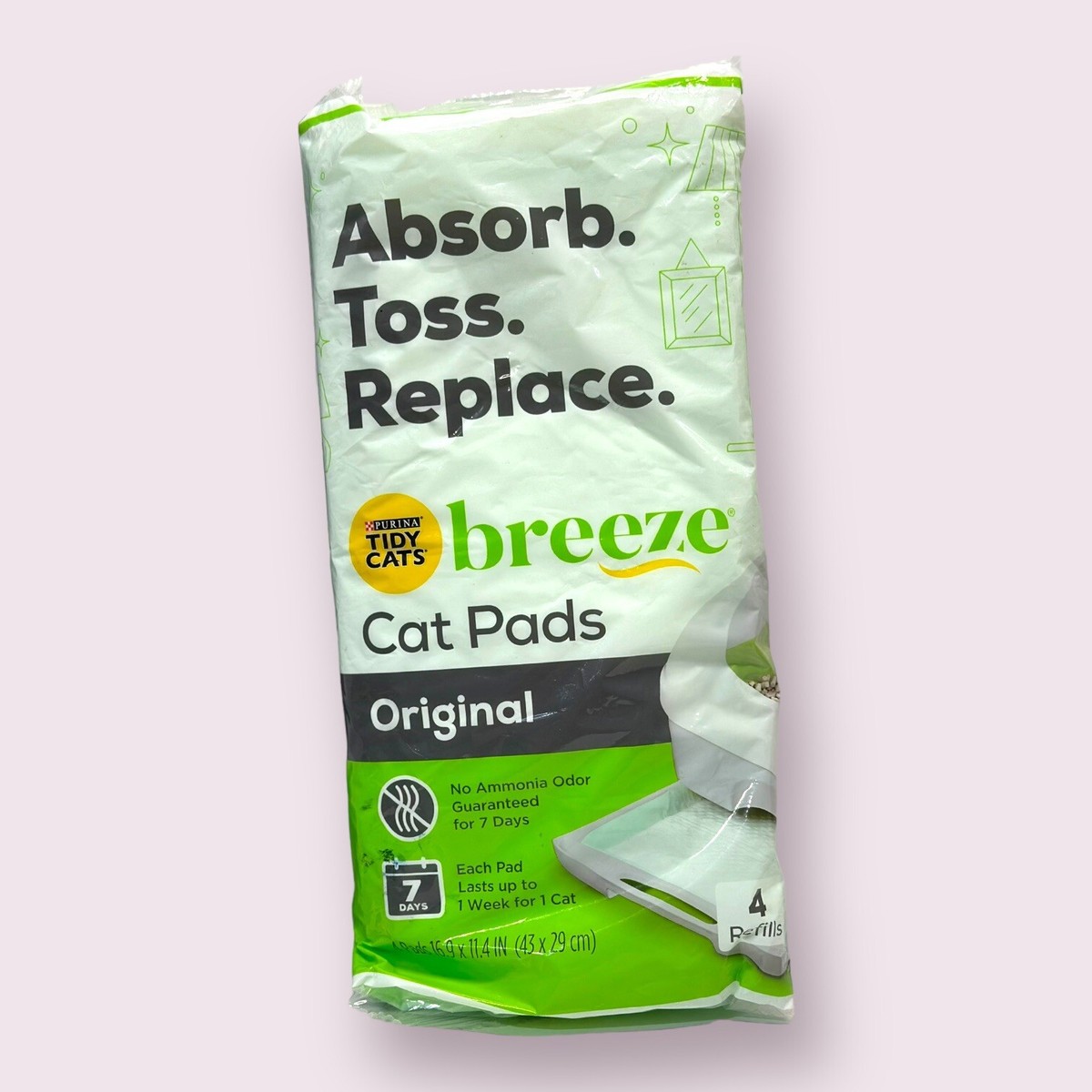 Purina Tidy Cats Breeze Cat Pads Refill 10 Count for sale online