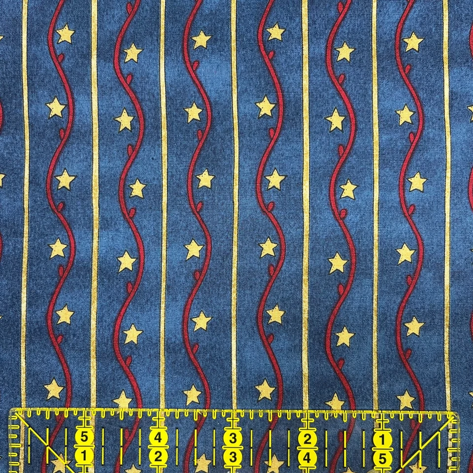 Patriotic Stars Stripes Fabric by Deb Strain for Moda Fabrics 100% Cotton - Image 4 of 4