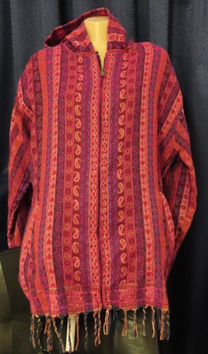 TREE OF LIFE MULTICOLOURED BOHO KNIT COATS JACKETS ONE SIZE UNISEX - Picture 8 of 18