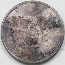 Silver Art Round 1oz Trade Unit with Monster Toning! U1978 combine shipping