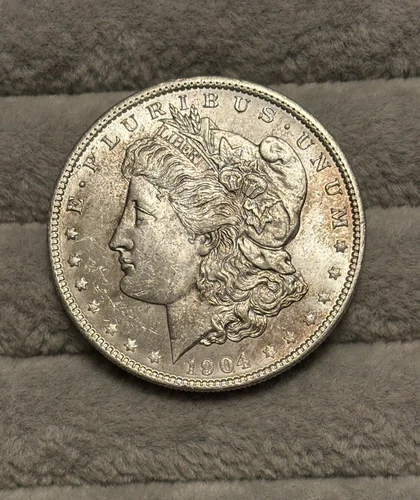 1904-O Morgan Silver Dollar Raw Gem BU +++