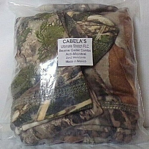 CABELAS ORIGINAL ULTIMATE STRETCH FLEECE BEANIE/GAITER COMBO ZONZ WOODLANDS - Picture 5 of 6