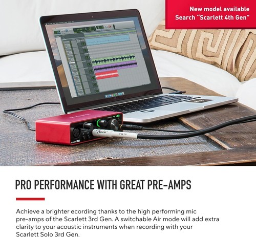 Dual Input USB Audio Interface for Musicians - Record in Studio Quality Anywhere - Picture 4 of 8