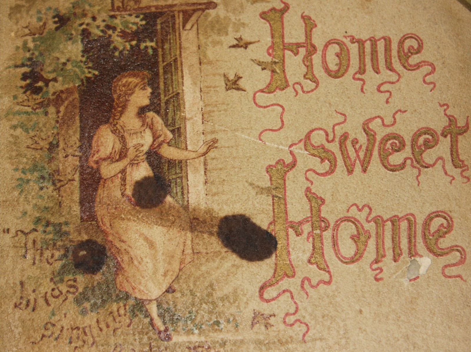 1880 Home Sweet Home John Howard Payne Engraved by Andrew 1st