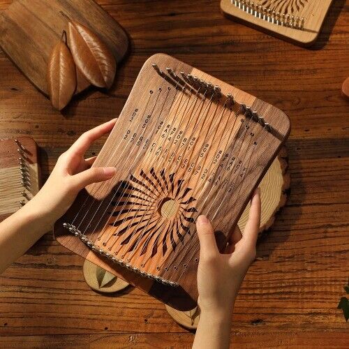31 Saiten Mini Daumen Kalyre 17 Kalimba Fingerharfe Holz Finger Leier Musical - Bild 6 von 30