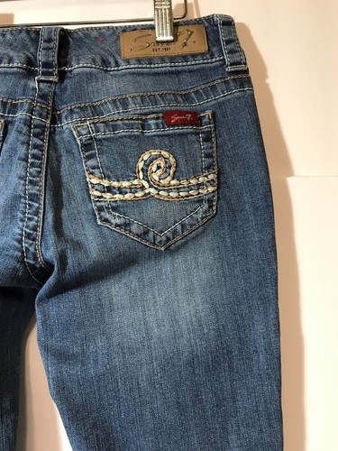 Seven7 7 Seven Damen Boot Cut Low Rise Jeans Größe 2P - Bild 2 von 4
