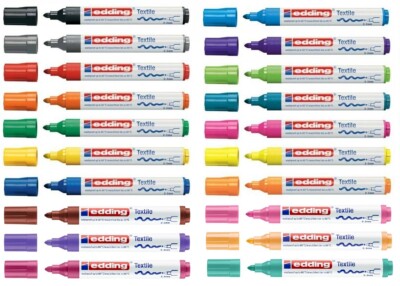 Edding 4500 Textilmarker Decomarker Farbauswahl wasserfest 2-3mm NEU