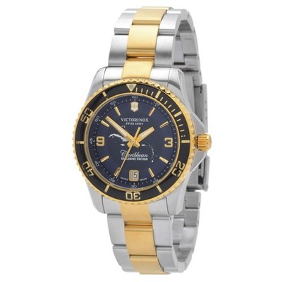 マーヴィリック Victorinox Swiss Army Women's Watch Maverick Caribbean Blue Dial