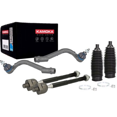 2x KAMOKA Spurstangenkopf  + Axialgelenk Manschette für HYUNDAI i40 VF OPTIMA JF