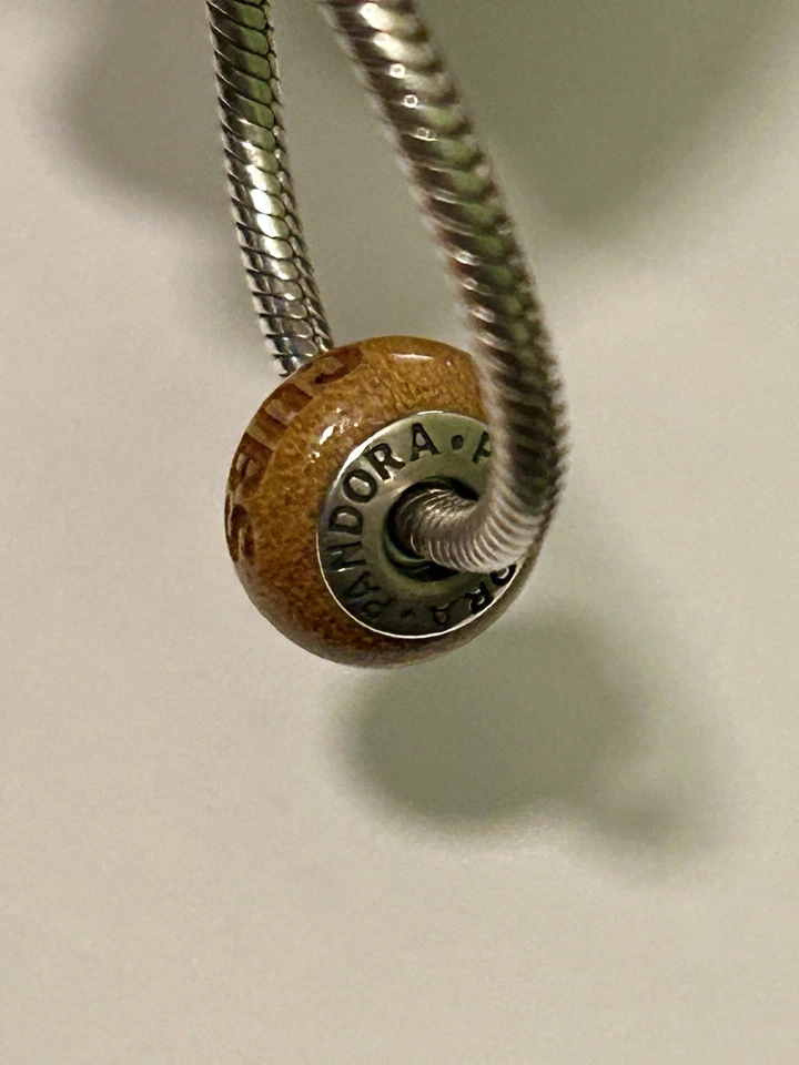 Pandora Sterling Silver Chicago Cubs Engraved Wood Charm - USB790705-G005 - Image 4 of 4