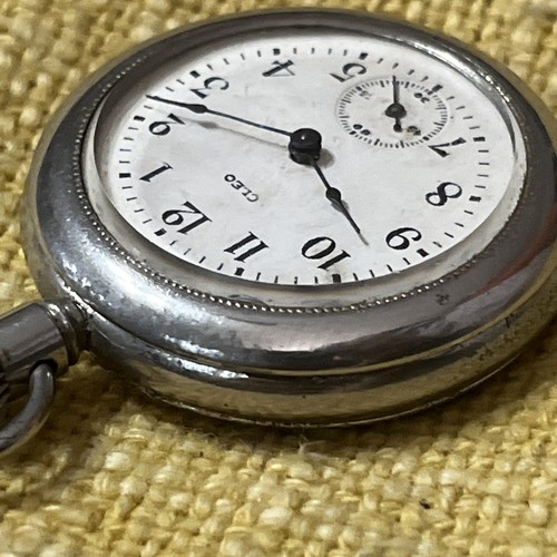 Reloj Bolsillo 40 MM Antiguo CLEO 1920’S? Para piezas o reparación X1 - Imagen 8 de 11