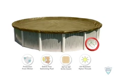 Buffalo Blizzard Supreme Plus Swimming Pool Winter Cover - (Choose Size)