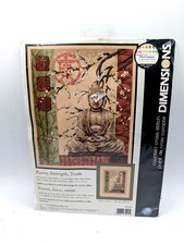 Dimensions Counted Cross Stitch Kit Purity Strength Truth 10" x 12" Cotton Aida