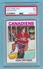 1975-76 OPC 35 Ken Dryden Montreal Canadiens! PSA 7 NM!