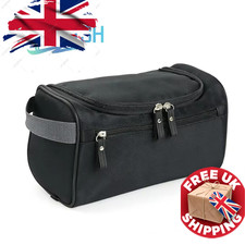 Mens Travel Toiletry Bag Set Portable Cosmetic Wash Organizer Hanging Bath Case