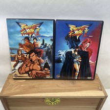 Street Fighter II V - DVD, 2001 Vol 1 And 2 Anime Manga Video
