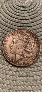 1898-O Morgan Silver Dollar $1 - New Orleans Mint 