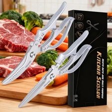 Kitchen Scissors Heavy-Duty Poultry Shears Stainless Stee All-Purpose Scissors
