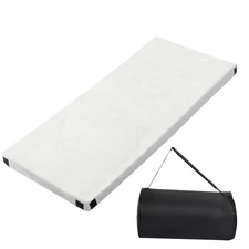 Portable Memory Foam Camping Mattress Floor Mat Roll Up for Guests Kids Adult