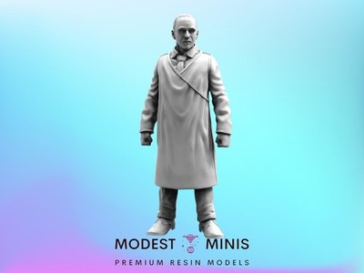 Crime Lab Lead Technician - Resin Sci Fi Cyberpunk Aliens Mini | Papsikels
