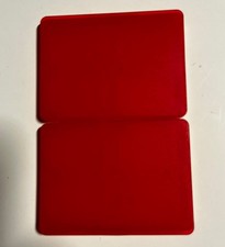 2x Nintendo Switch Game Card Snap Case Red Cartridge Holder Storage Authentic