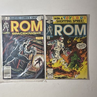 Marvel ROM Spaceknight #29 & #30 Comic Book Lot (Bill Mantlo / Sal Buscema)