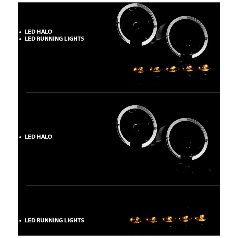 Anzo 111204 Headlamp For Ford F-150 2004-2008 Left & Right Halogen Black Housing - Image 2 of 4