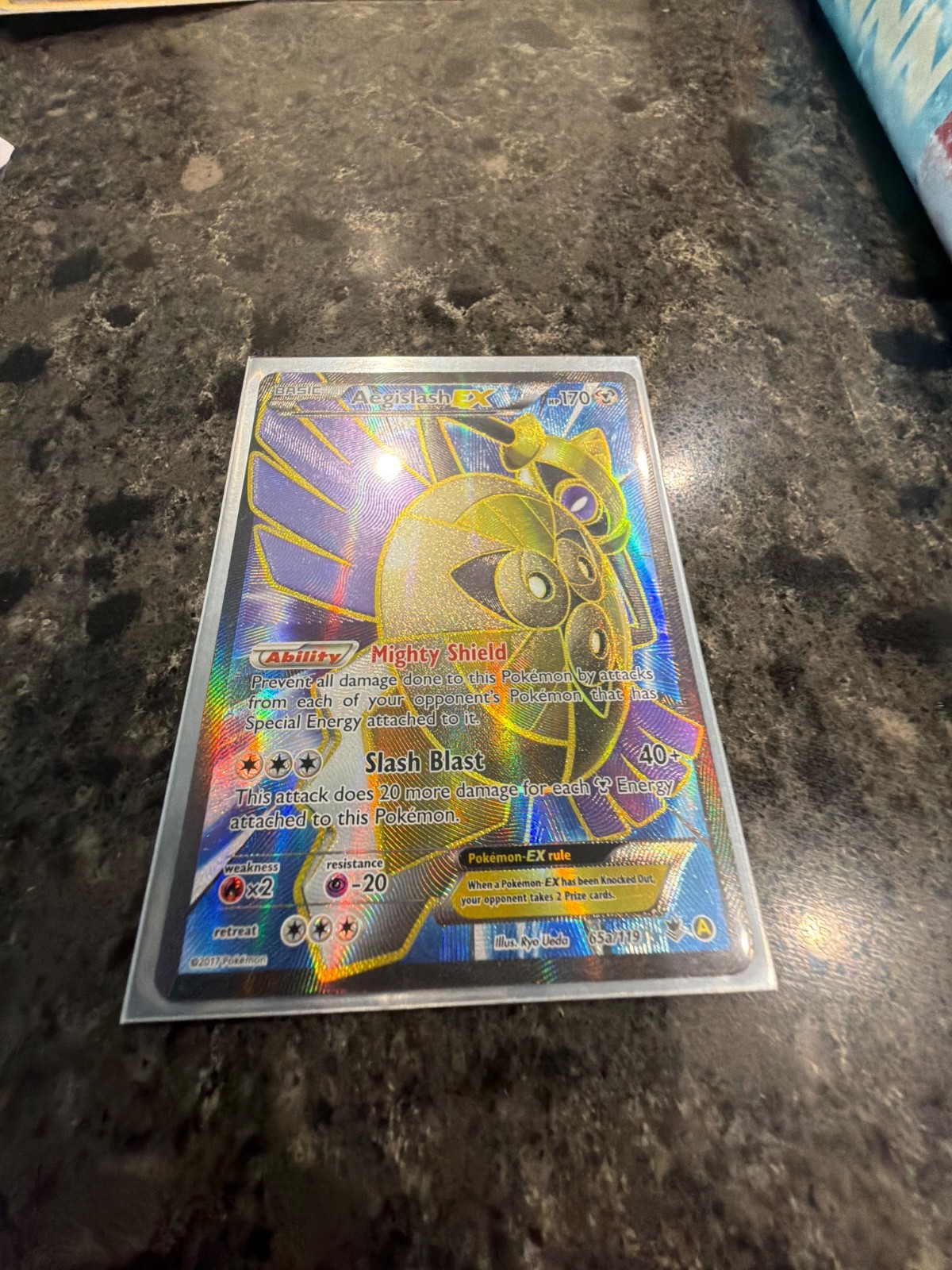 Aegislash EX 065A/119 Alternate Art Holo