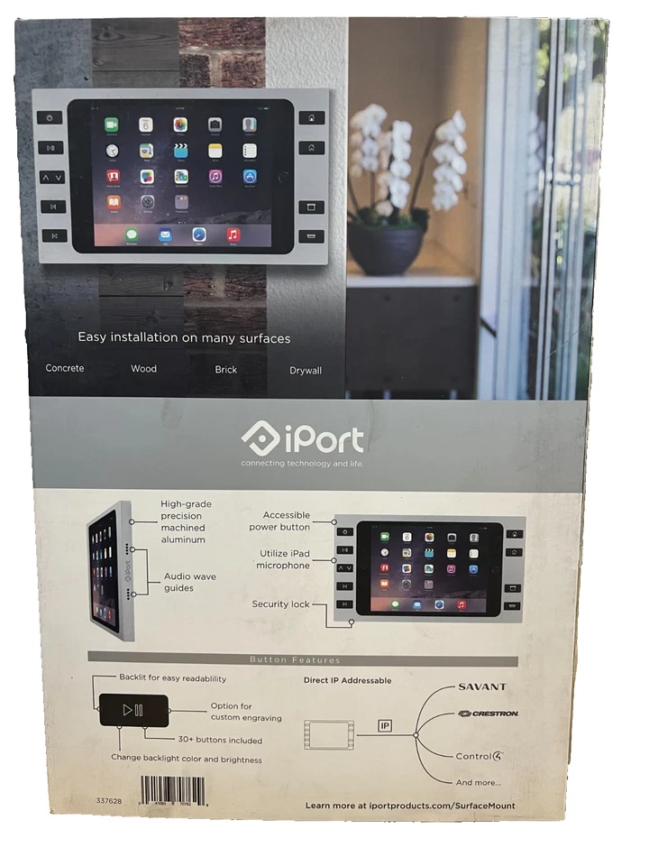 iport surface mount with 10 buttons Gray, For iPad Air 2/1 iPad Pro 9.7” Silver - Image 2 of 2