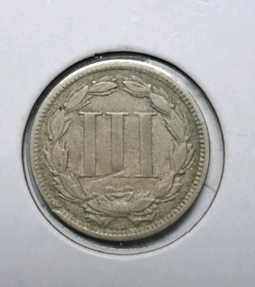 1869 Nickel Three-Cent Piece  - Image 4 of 4