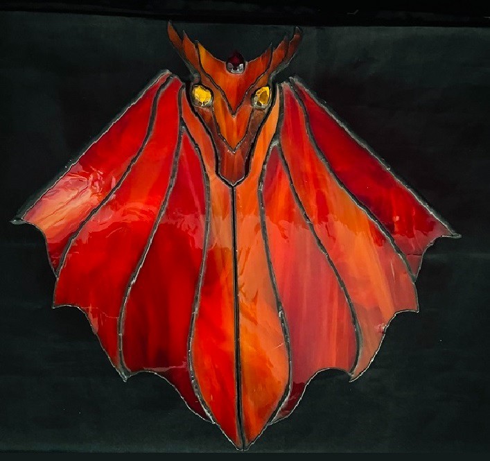 Stained Glass Dragon Jewelry Box