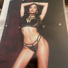 Hot Sexy Emily Willis Signed 8x10 Photo Adult Star Authentic Autograph  COA