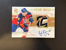 2014-15 UD SP Authentic Future Watch Auto Patch Vincent Trocheck /100 Rookie