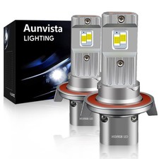 9008 White Fog Light Bulbs 30000LM 6000K 11 Size PlugAndPlay IP67 2 PCS
