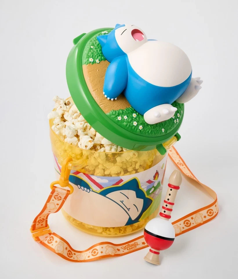 PokéPark KANTO Pokemon Snorlax Popcorn Bucket NEW JAPAN limited | eBay