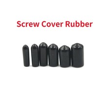 1000pc Round End Cap Screw Cover Rubber Tube Hub Thread Protector Push-fit