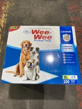 Wee-Wee X-Large Dog Pads XL 28”x34” 200 Count Brand New Brand New