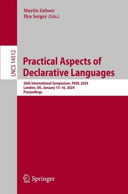 Practical Aspects of Declarative Languages Martin Gebser