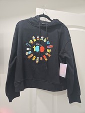 NWT Disney Unisex Black Hoodie with 100 Logo Size XL