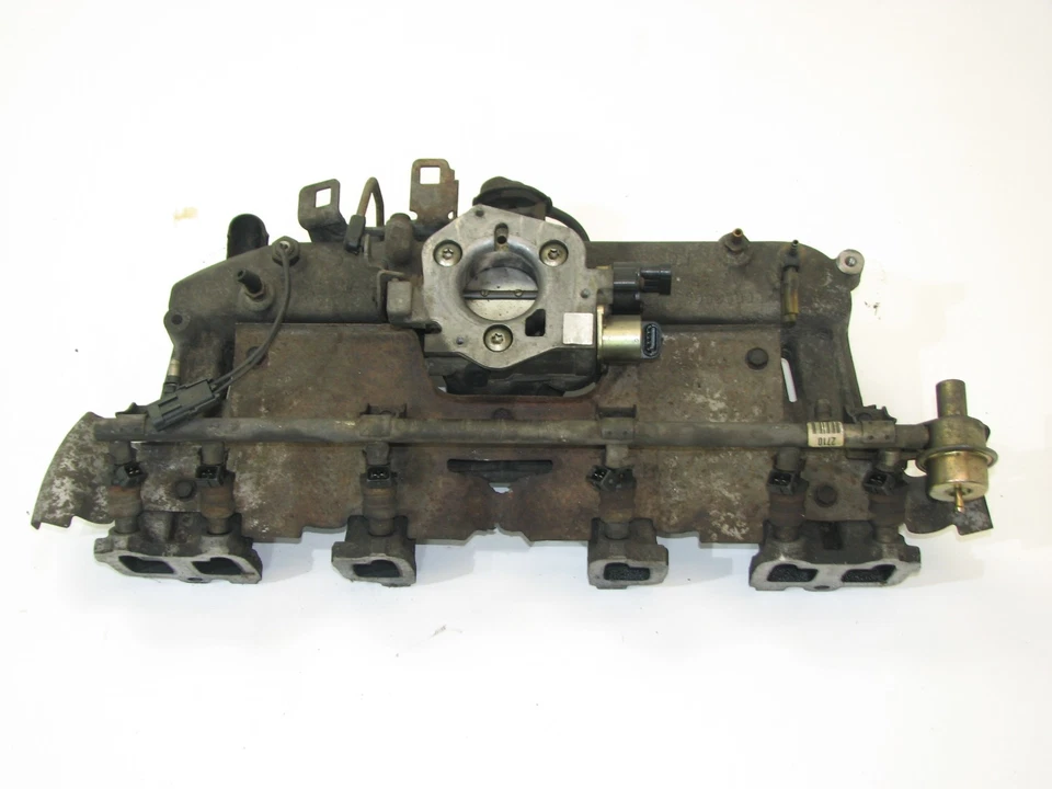 Оригинальный впускной коллектор 4.0 для Jeep Cherokee XJ 87-90 с корпусом дроссельной заслонки топливной рейки - Изображение 2 из 4