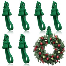6 PCS Christmas Garland Hanger for Mantle Garland Hooks, Christma Wreath Ties, F