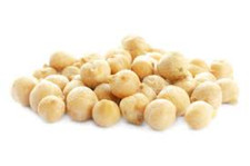 Garbanzos blancos tostados sin sal - Crujiente bocadillo de proteínas saludables frijoles secos