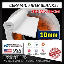 Ceramic Fiber Insulation , 11"x23" Universal Fireproof Insulation Blanket