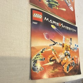 LEGO Mars Mission 7647 & 7697 Illustrated Instruction Manuals Booklet English