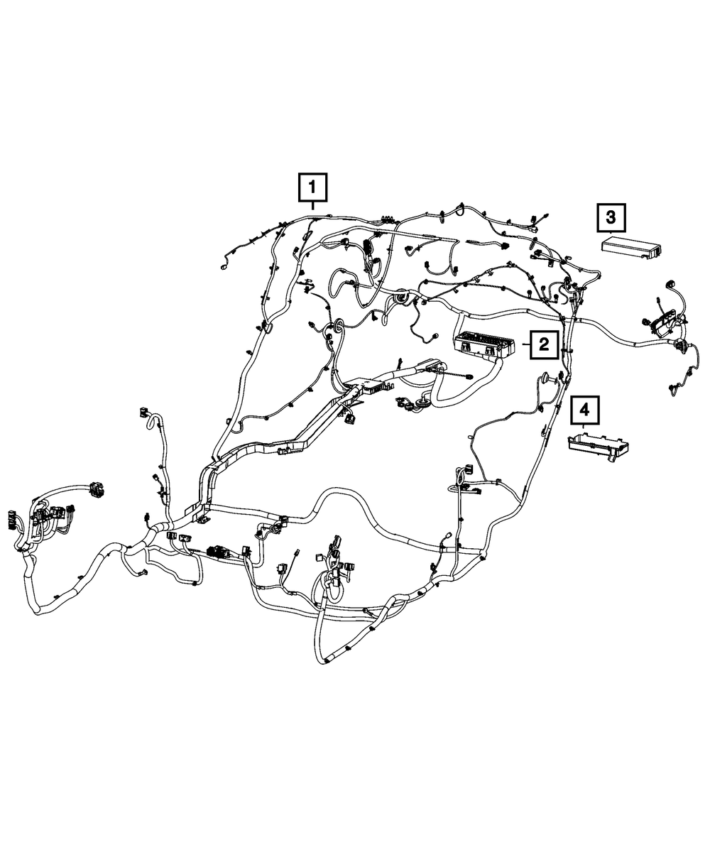 Genuine Mopar Body Wiring 68619718AB